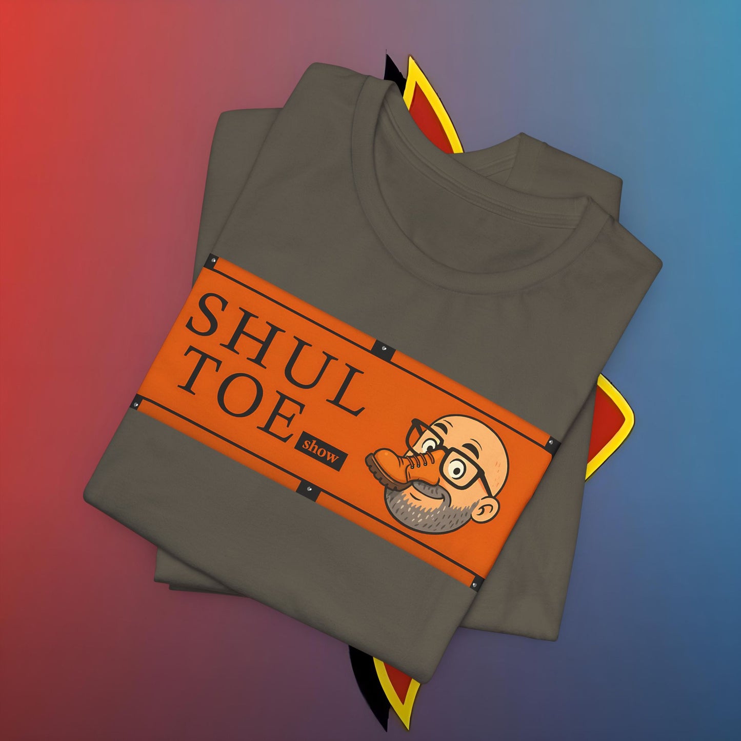 🧦 SHUL TOE Show Tee – Prestige Pipewear for Podcast Royalty