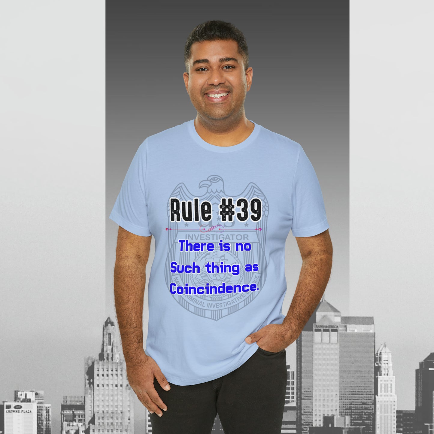 Rules of Gibbs #39 There is no such thing as a Coincidence Unisex Jersey Short Sleeve Tee