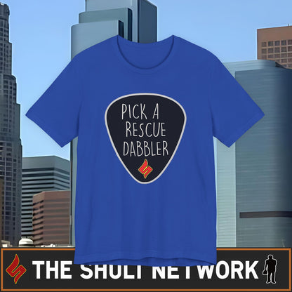 Pick a Rescue Dabbler T-Shirt — Pet Rescue Support Tee