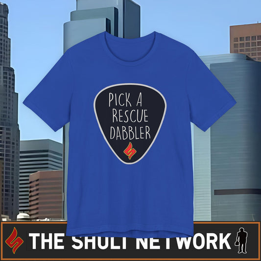Pick a Rescue Dabbler T-Shirt — Pet Rescue Support Tee