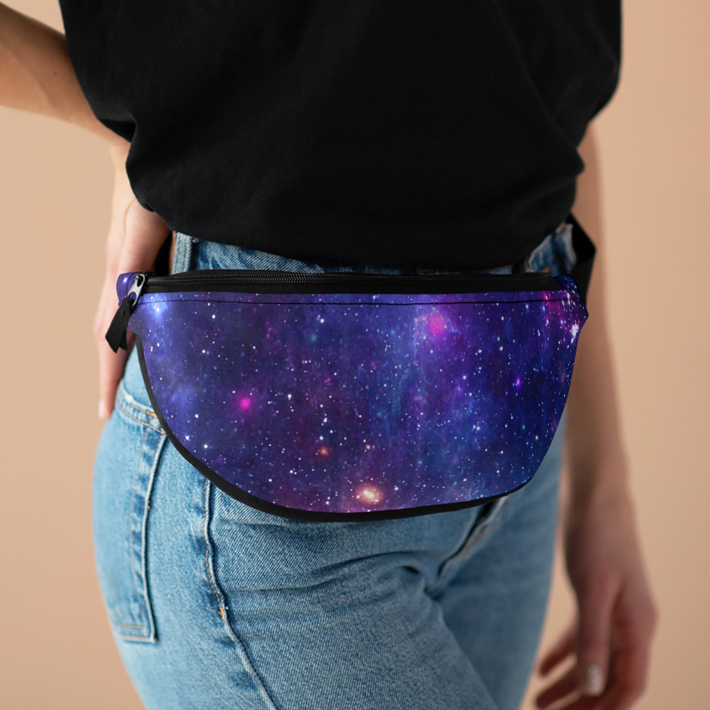 Purple Beyond the Stars Outer Space Out of this World Fanny Pack