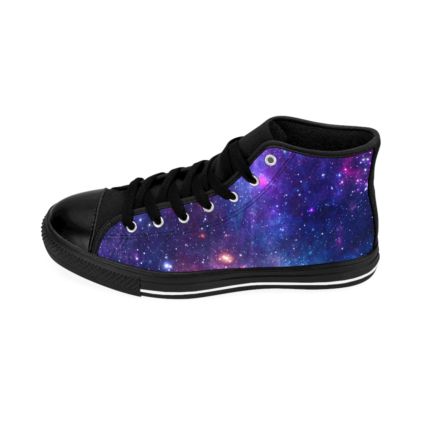 Purple Beyond the Stars Outer Space Out of this World Women's Classic Sneakers