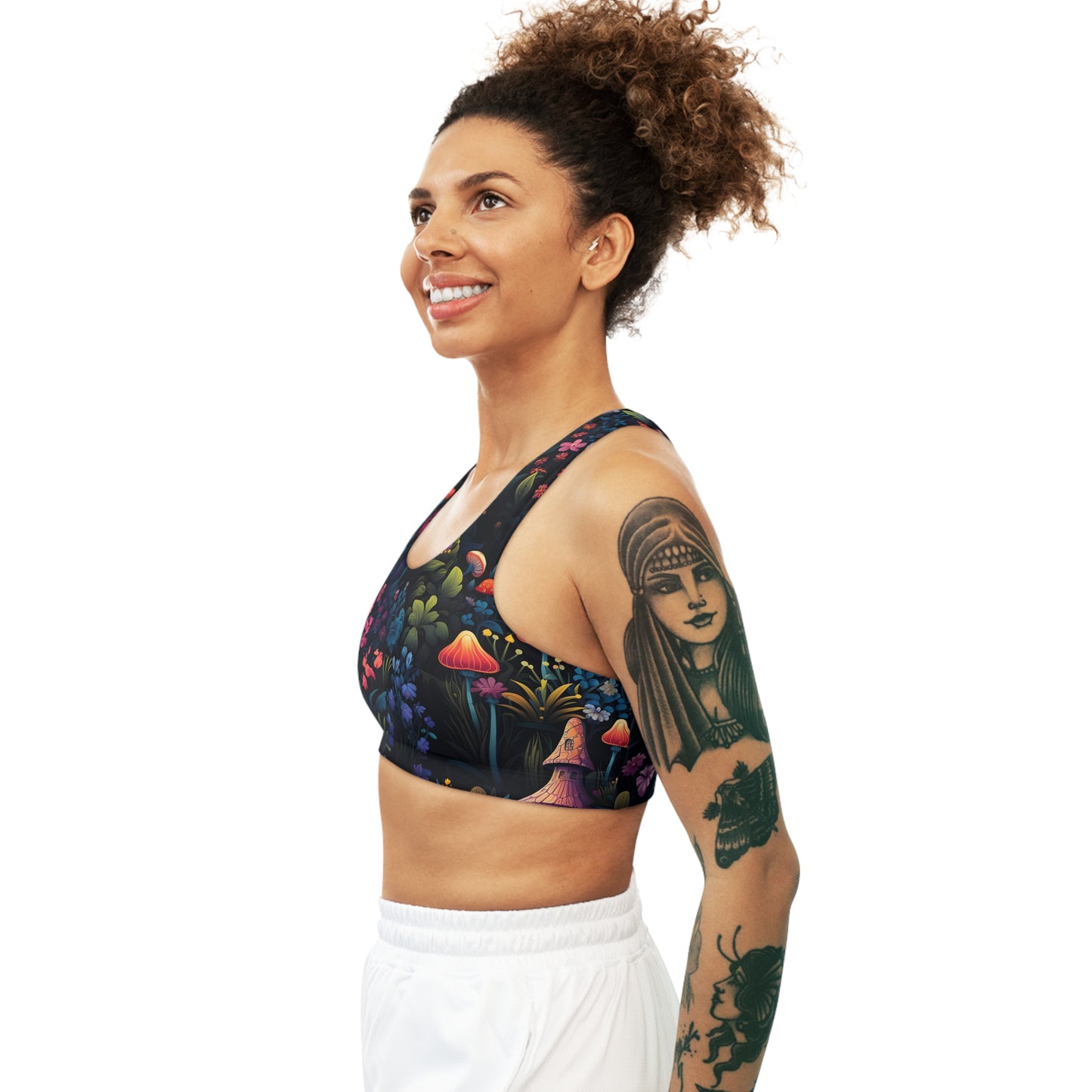 Fairy Tale Magical Forest Seamless Sports Bra (AOP)