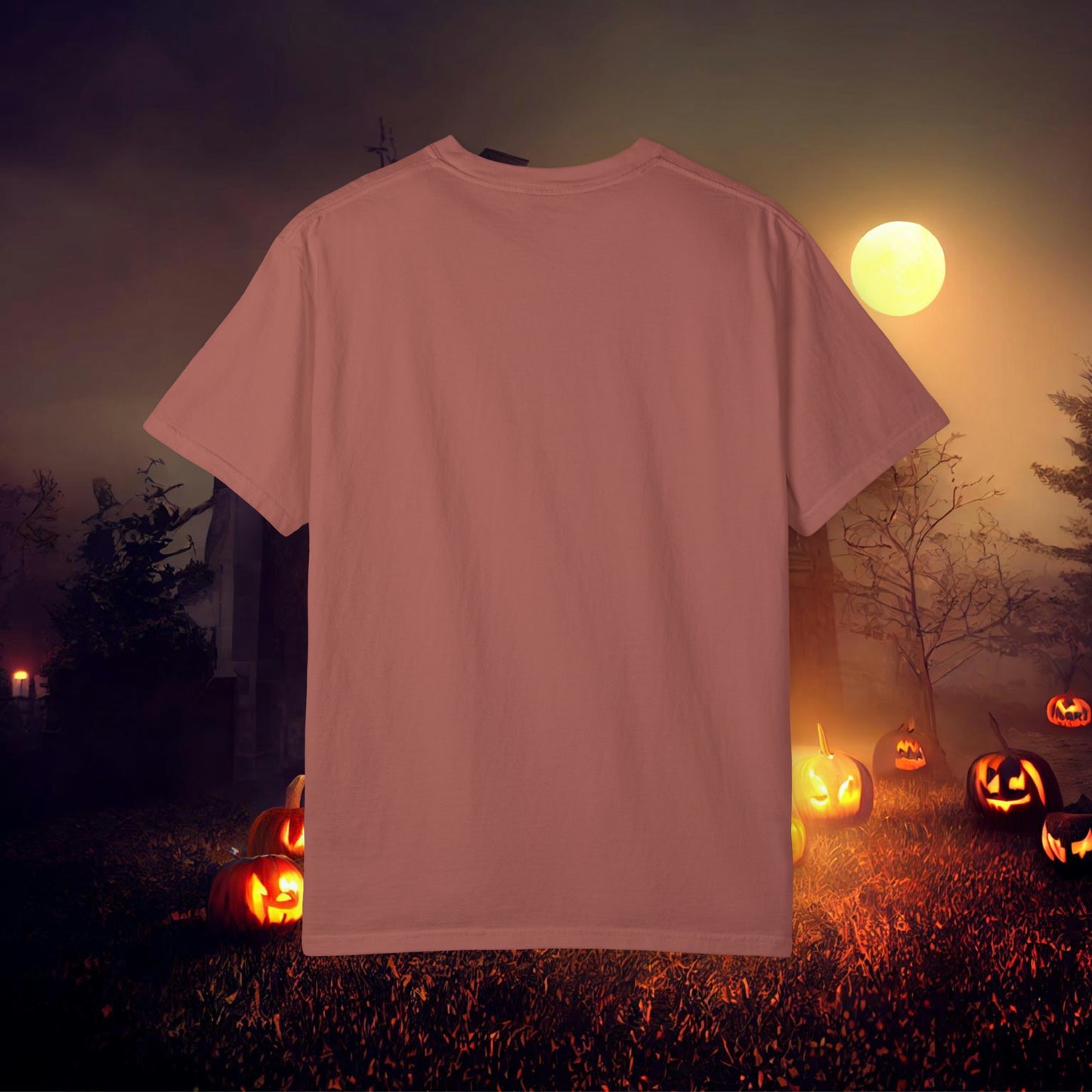 Cowboy Pumpkin Retro Groovy Halloween Unisex Garment-Dyed T-shirt Gifts for Him Gifts for Her