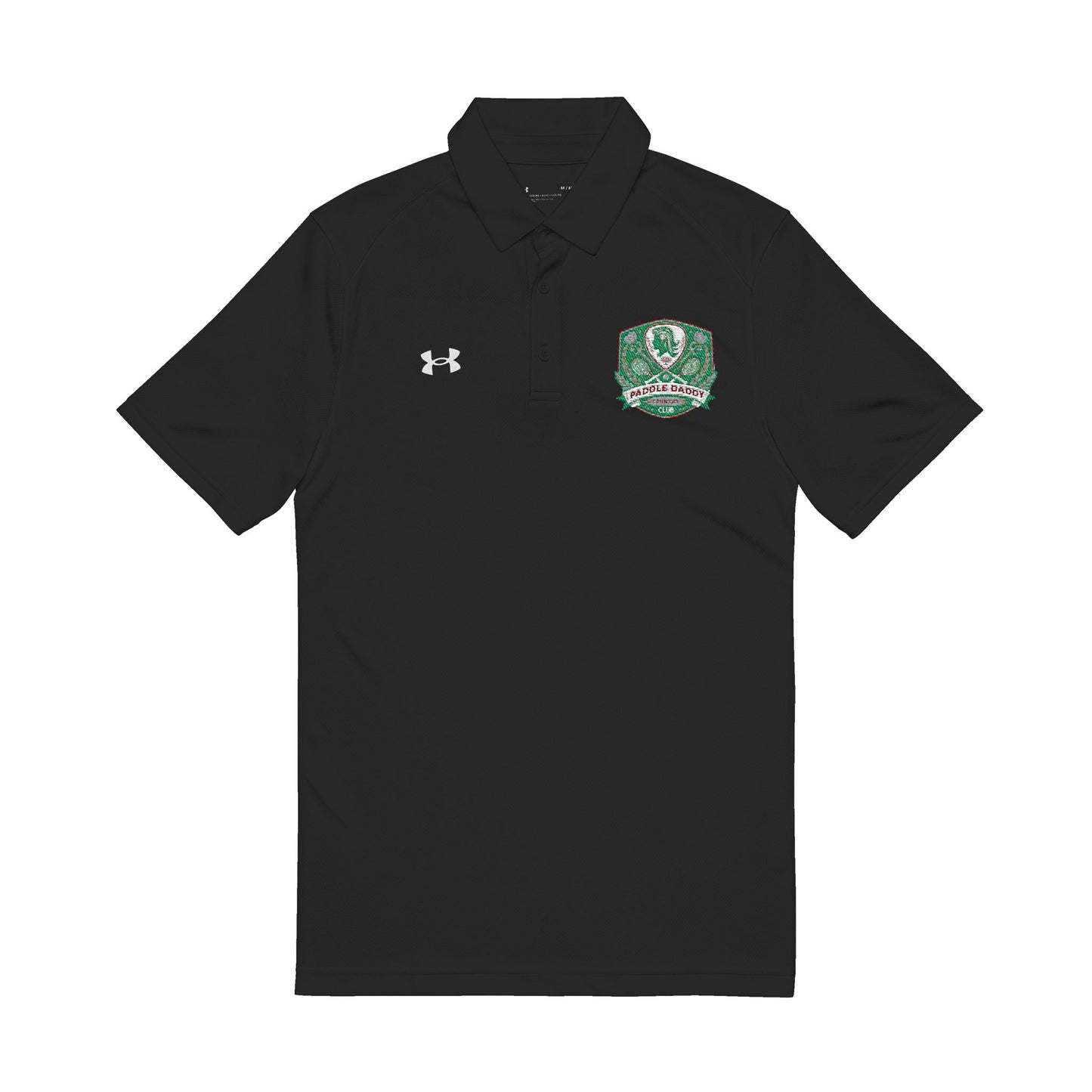 Paddle Daddy Country Club Embroidered Performance Polo Shirt - Stylish Athletic Wear for Men, Casual Outings, Work Events, Golf,
