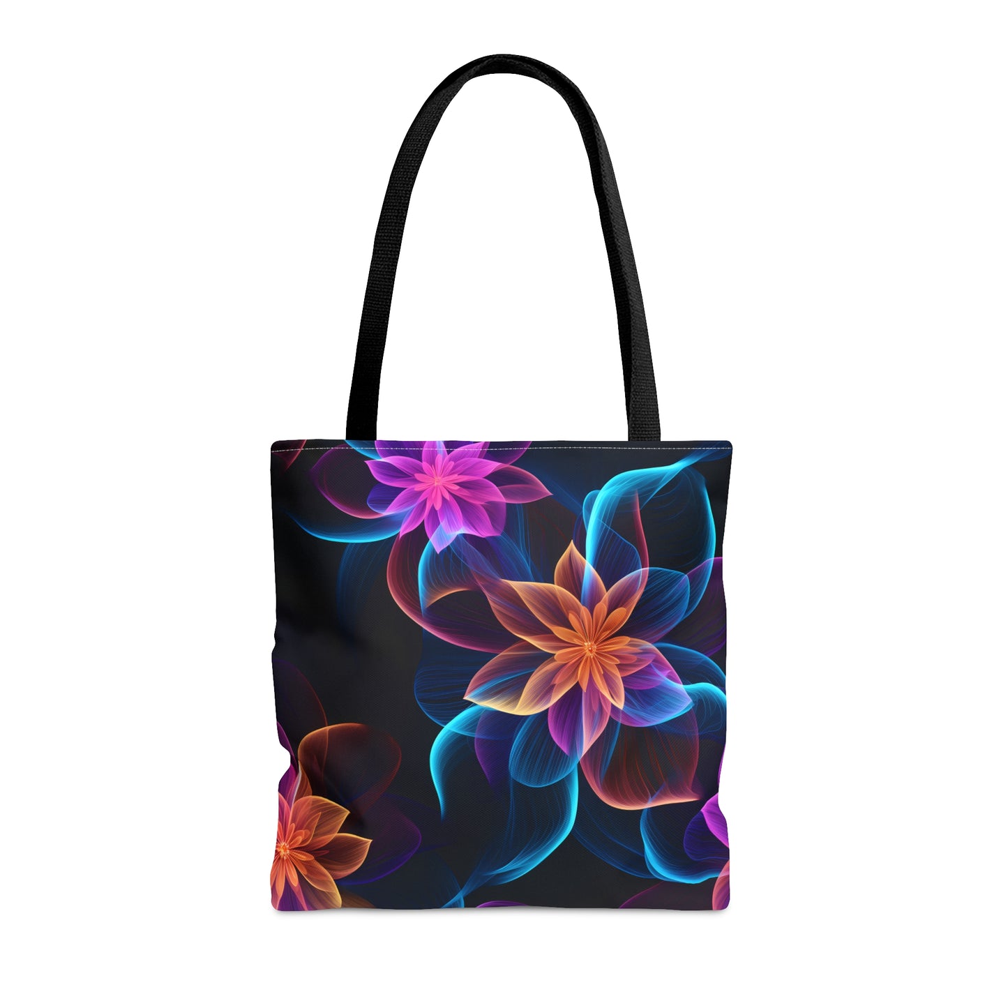 Chic Neon Garden All Over Print Tote Bag