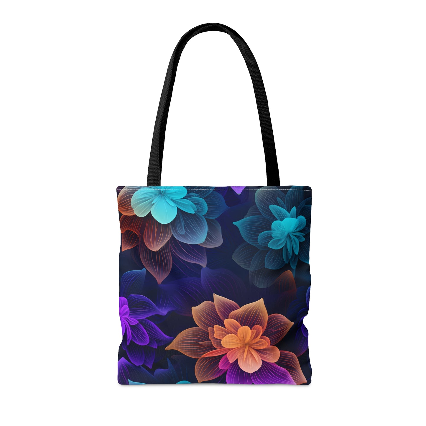 Playful Neon Garden All Over Print Tote Bag