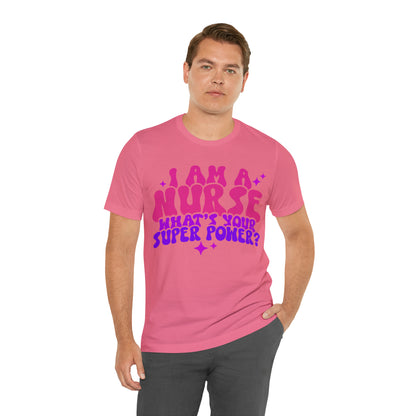 Comfy and Stylish Bella+Canva 3001 Nurse T-Shirt: Perfect Gift for Professionals & Nursing Students, Soft Fabric, Various Sizes Available