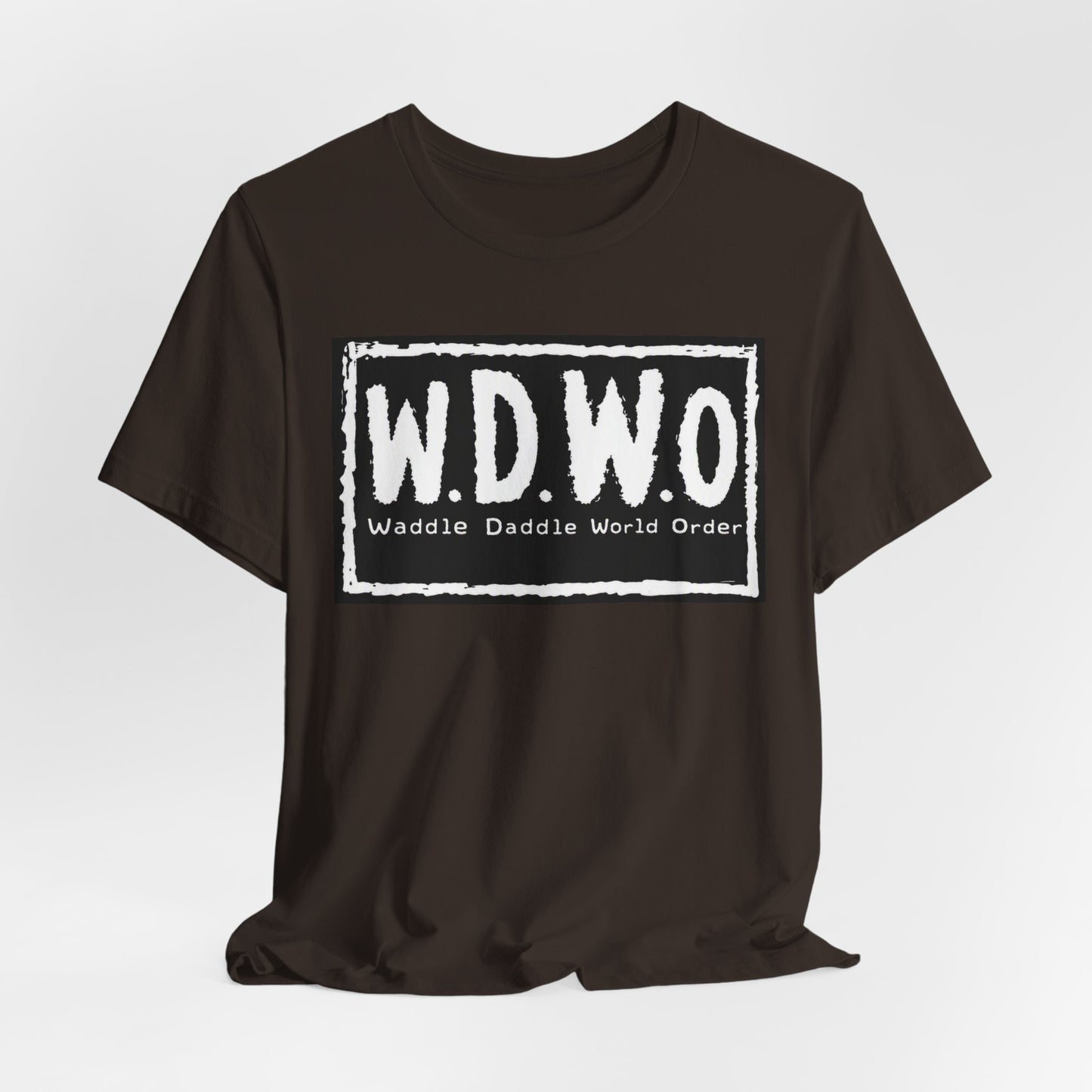 W.D.W.O. Graphic Tee — "Waddle Daddle World Order" The GreaseMan Awakens T‑Shirt