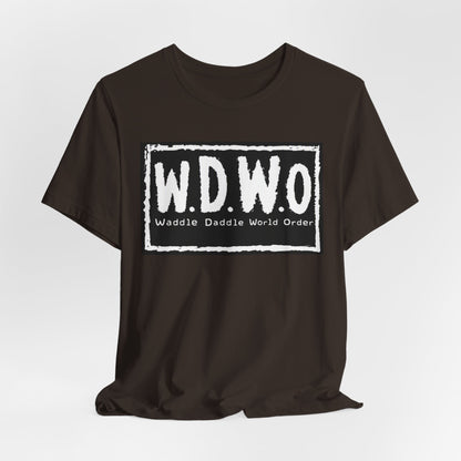 W.D.W.O. Graphic Tee — "Waddle Daddle World Order" The GreaseMan Awakens T‑Shirt