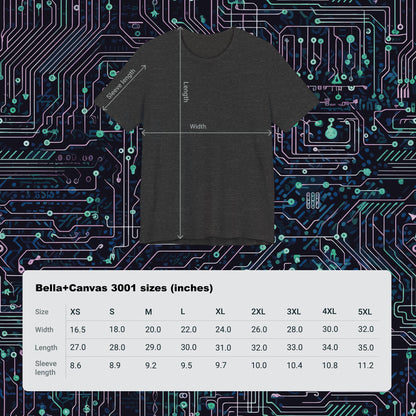 The Future is now Cyber Punk Guy Unisex Jersey Short Sleeve Tee