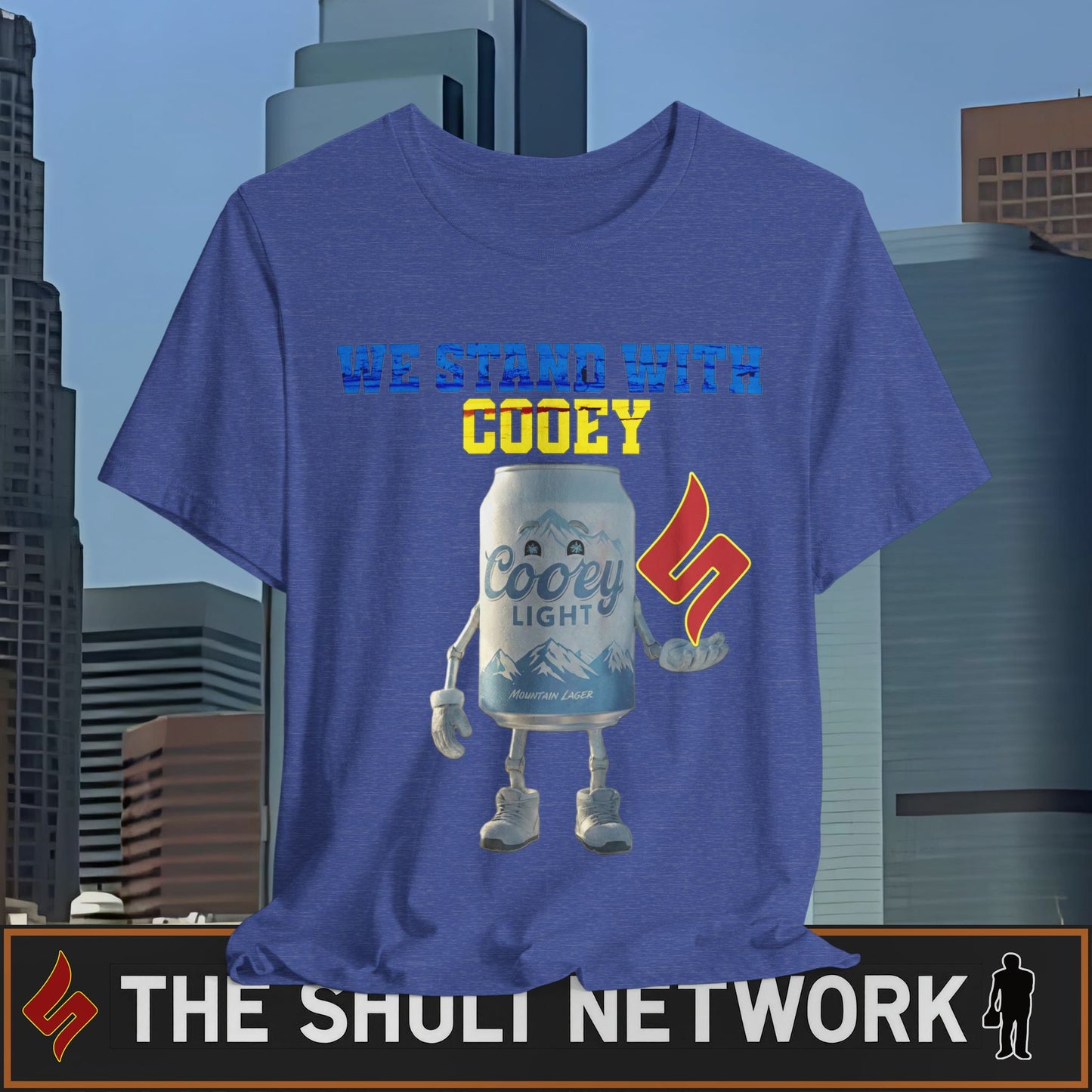 We Stand With Cooey Can Tee — Official Shuli Network Solidarity Drop