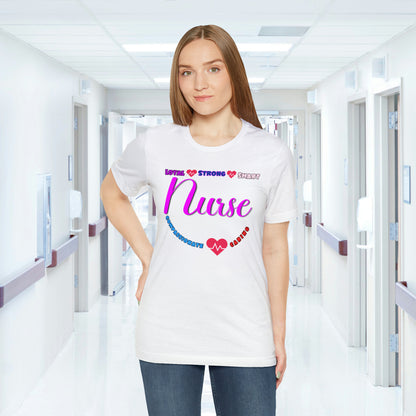 Comfy and Cozy Nurse Bella+Canvas 3001 Jersey T-Shirt: Perfect Gift for Nurses and Nursing Students, Soft Fabric, Various Sizes Available