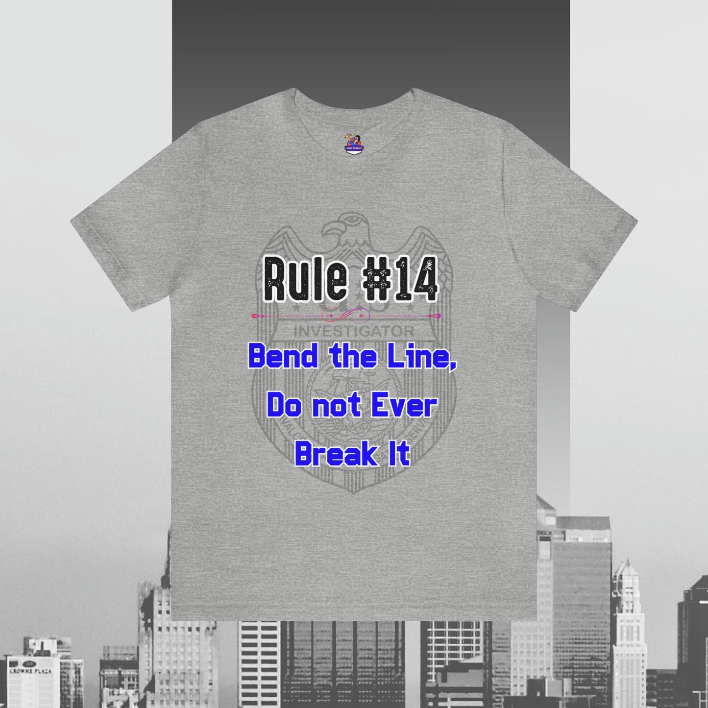 Rules of Gibbs #14 Bend the Line, Do not Break the Line Unisex Jersey Short Sleeve Tee