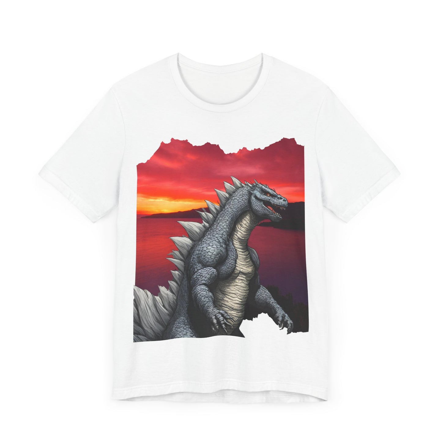 🦎 “Godzilla-Inspired Lizard Unleashed Tee: Roar Your Style!” 🌟Unisex Jersey Short Sleeve Tee