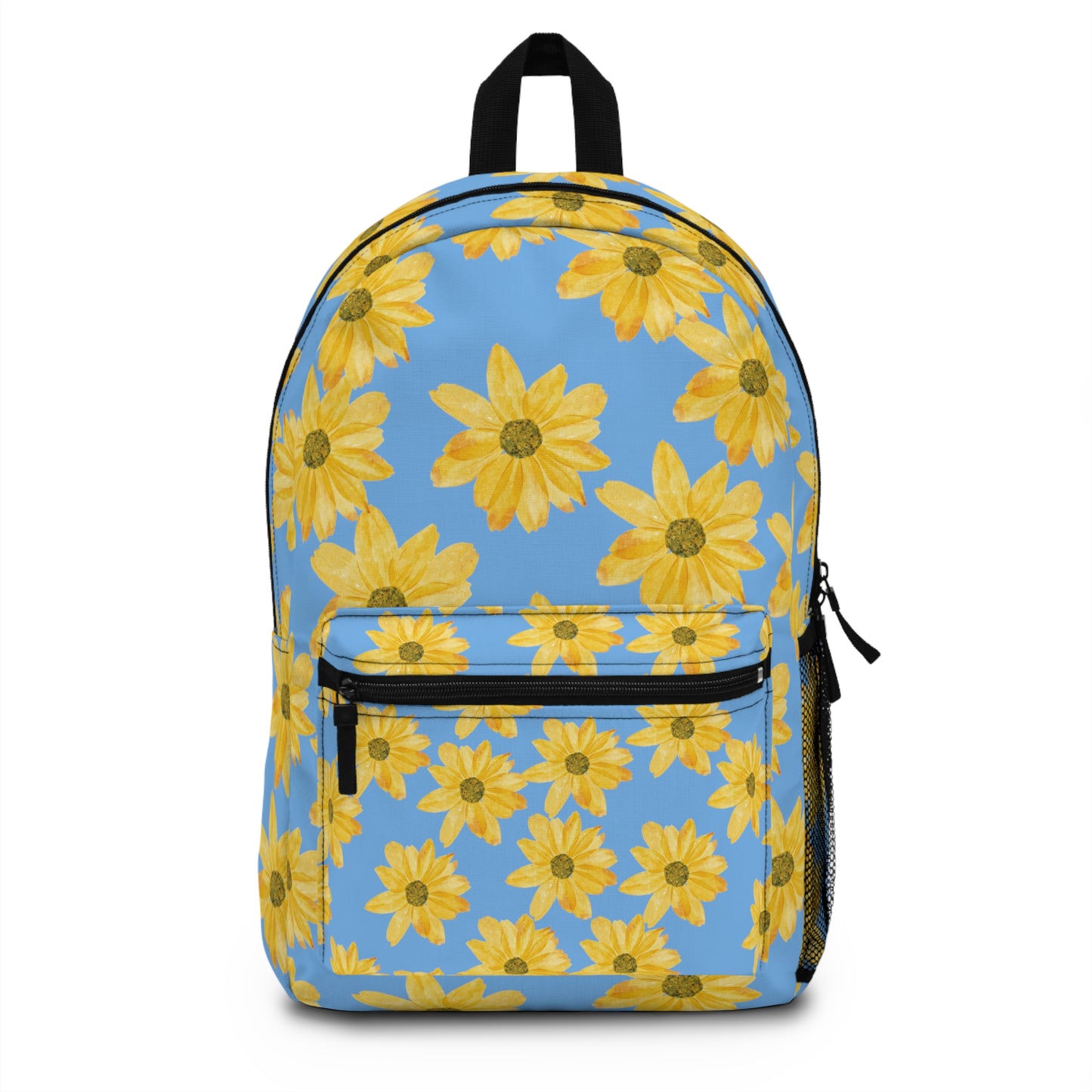 Yellow Flowers on Blue Sky back to School Backpack