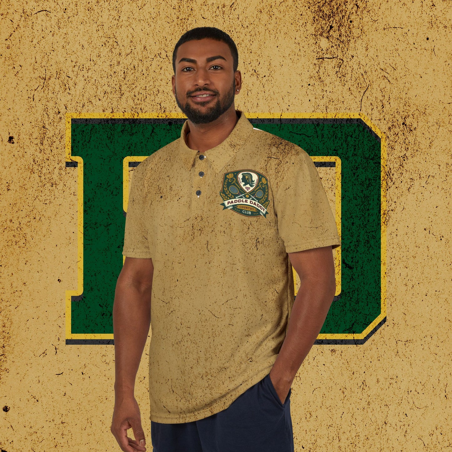 Paddle Daddy Country Club™ Polo  Retro Swagger, Modern Mischief