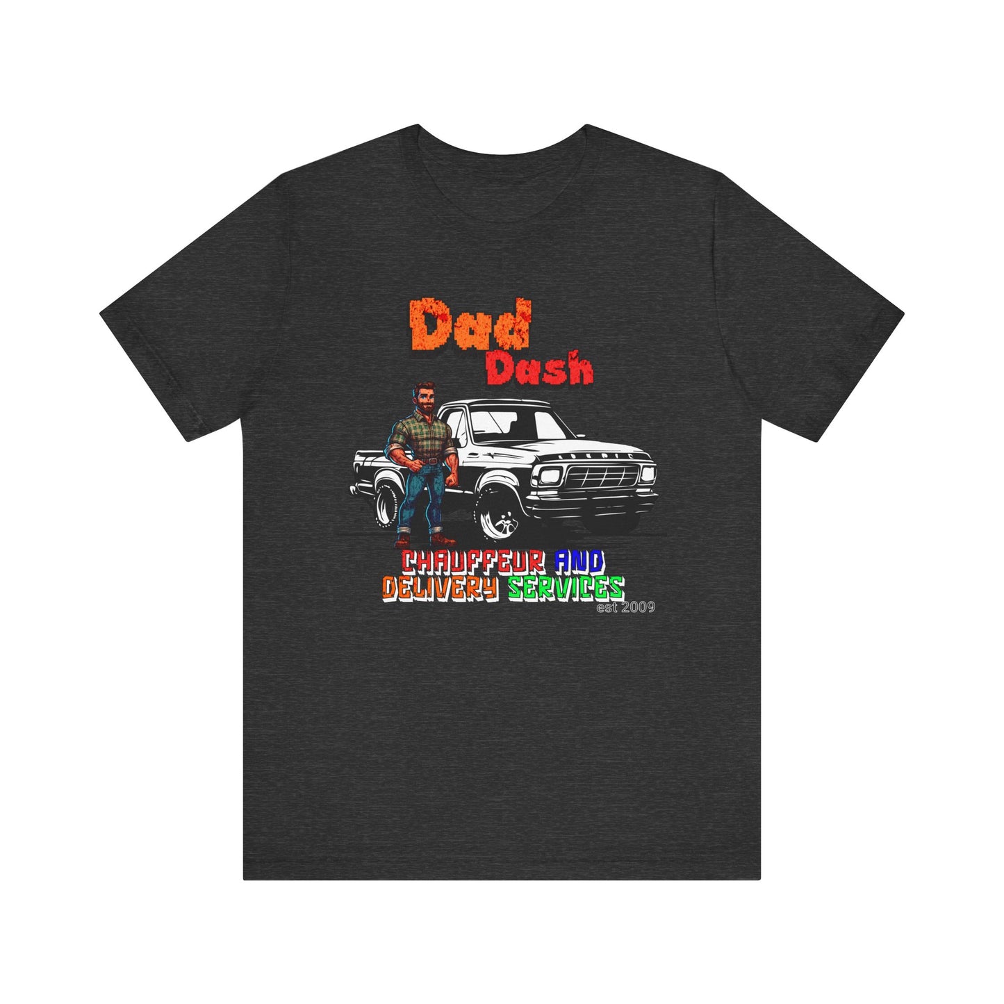 Dad Dash T-Shirt, Unisex Short Sleeve Tee for Dads, Funny Father's Day Gift, Auto Enthusiast Apparel, Dad Humor Shirt
