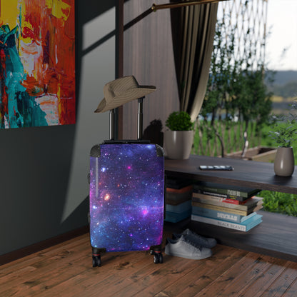 Purple Beyond the Stars Outer Space Out of this World Suitcase