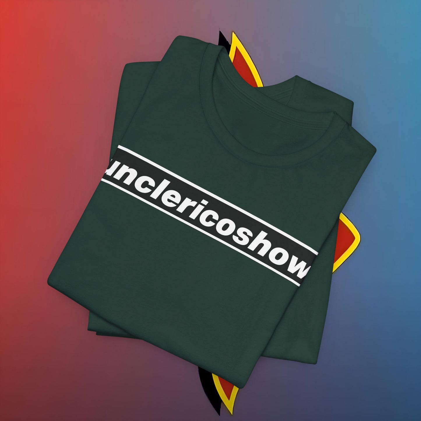 The Uncle Rico Show Tee – Broadcasting Buffoonery Since Whenever