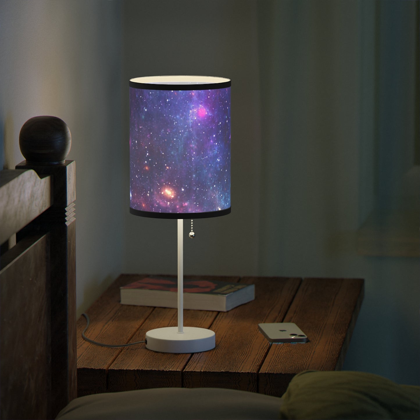 Purple Beyond the Stars Outer Space Out of this World Lamp on a Stand, US|CA plug