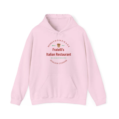Fratelli's Italian Restaurant Unisex Heavy Blend™ Hooded Sweatshirt Fratelli's Goonies, Quest Attire, Fashion Comedy, Pirate's Pasta-Lover