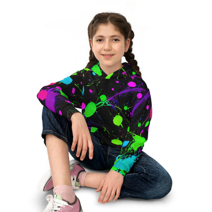 Splatter-tastic Children's Hoodie (AOP)