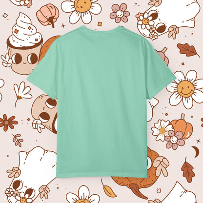 Too Cute to Spook Retro Groovy Halloween Unisex Garment-Dyed T-shirt Gifts for Him Gifts for Her