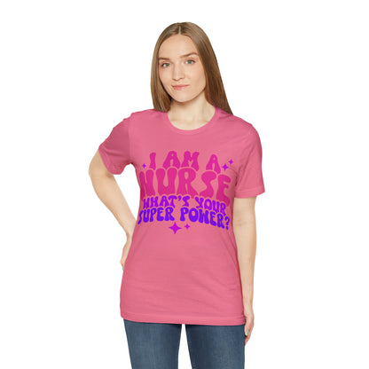 Comfy and Stylish Bella+Canva 3001 Nurse T-Shirt: Perfect Gift for Professionals & Nursing Students, Soft Fabric, Various Sizes Available