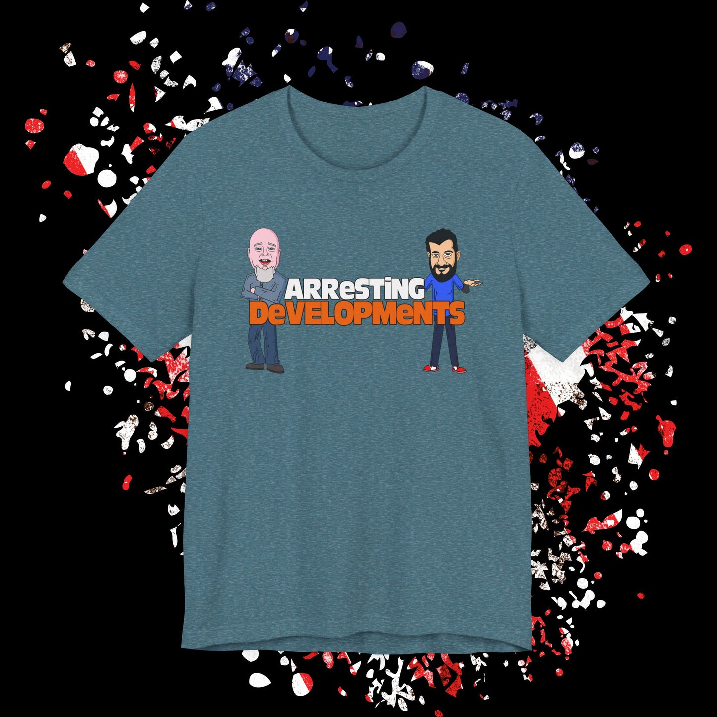 Arresting Developments Tee - Unisex Jersey Short Sleeve Shirt, Funny Graphic Tee, Gift for Detectives, Crime Show Lovers, Casual Wear