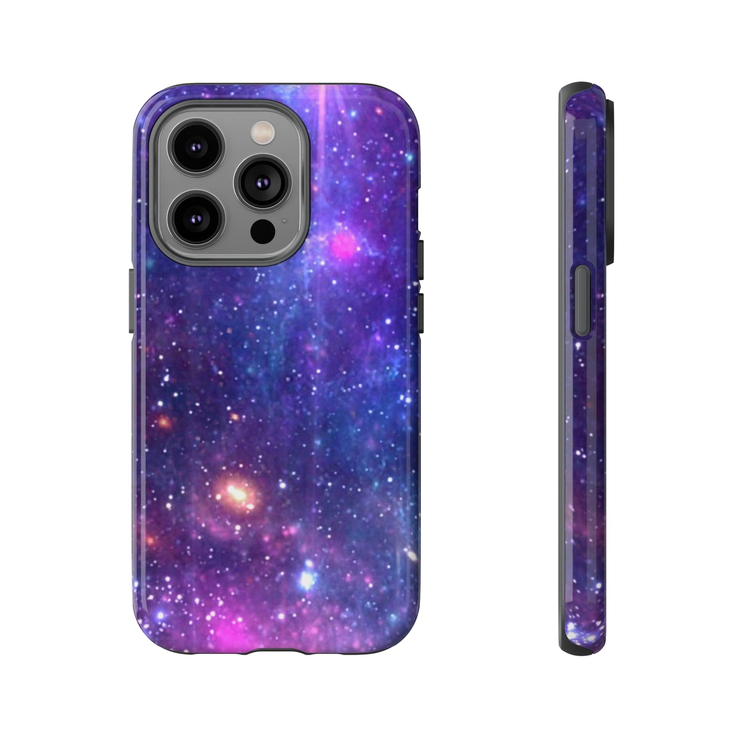 Purple Beyond the Stars Outer Space Out of this World Tough Cases (iPhone, Google, Samsung)