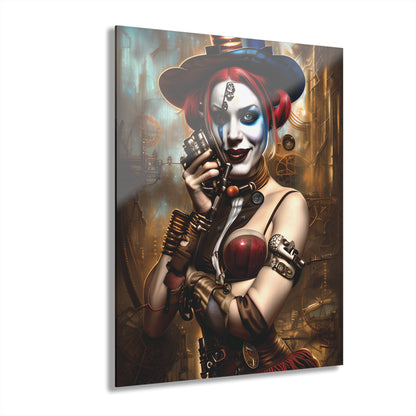 Hyper Realistic Steampunk Harley Quinn Acrylic Prints (French Cleat Hanging)