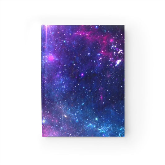 Purple Beyond the Stars Outer Space Out of this World Journal - Ruled Line