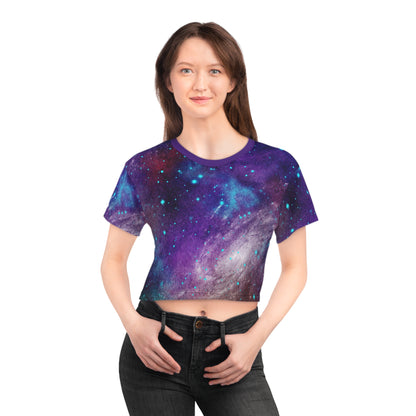 Outer Space Out of this World Crop Tee (AOP)