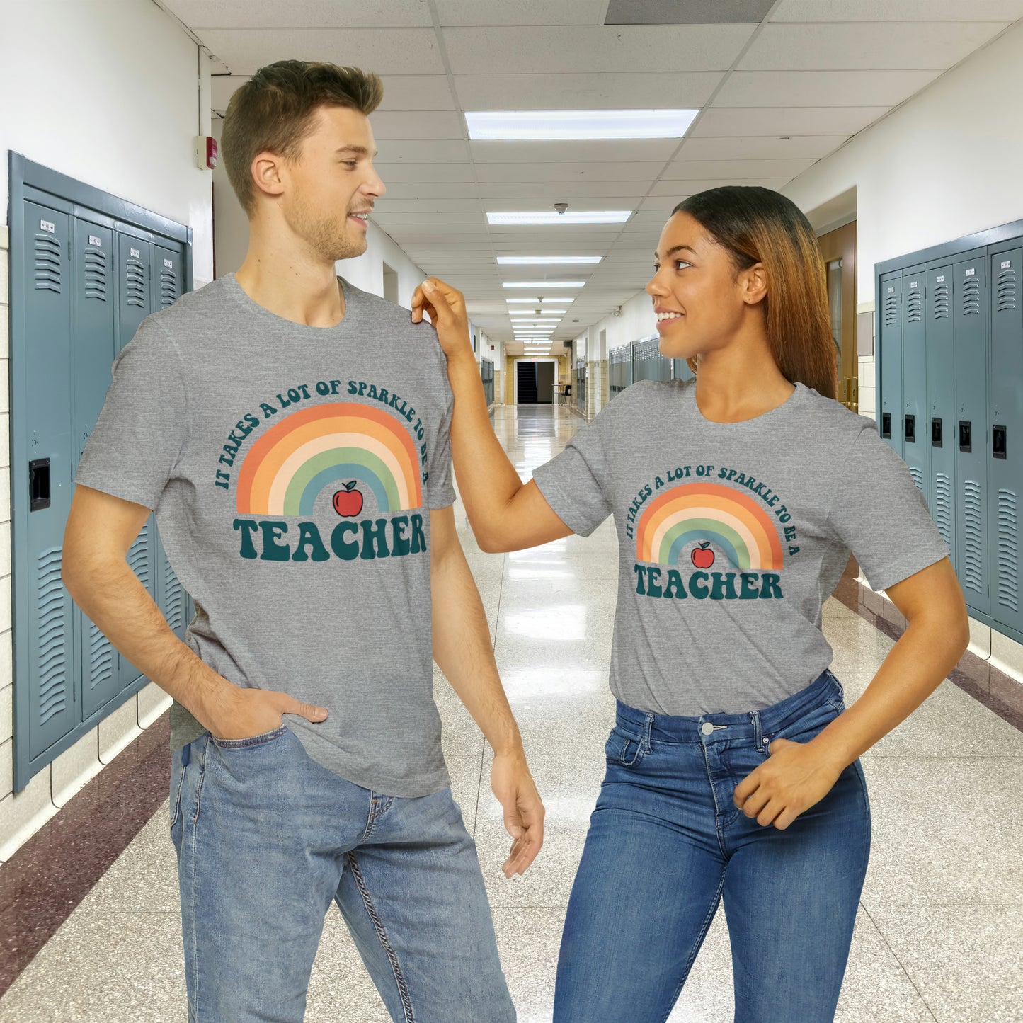 It takes alot of Sparkle to be a Teacher Unisex Jersey Short Sleeve Tee