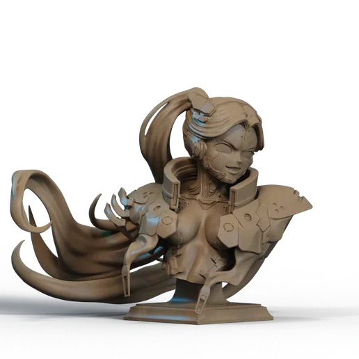 Rebecca Smasher - Cyberpunk: Edgerunners (SFW/NSFW 18+Only) - 1:12, 1:9 Scale, Bust