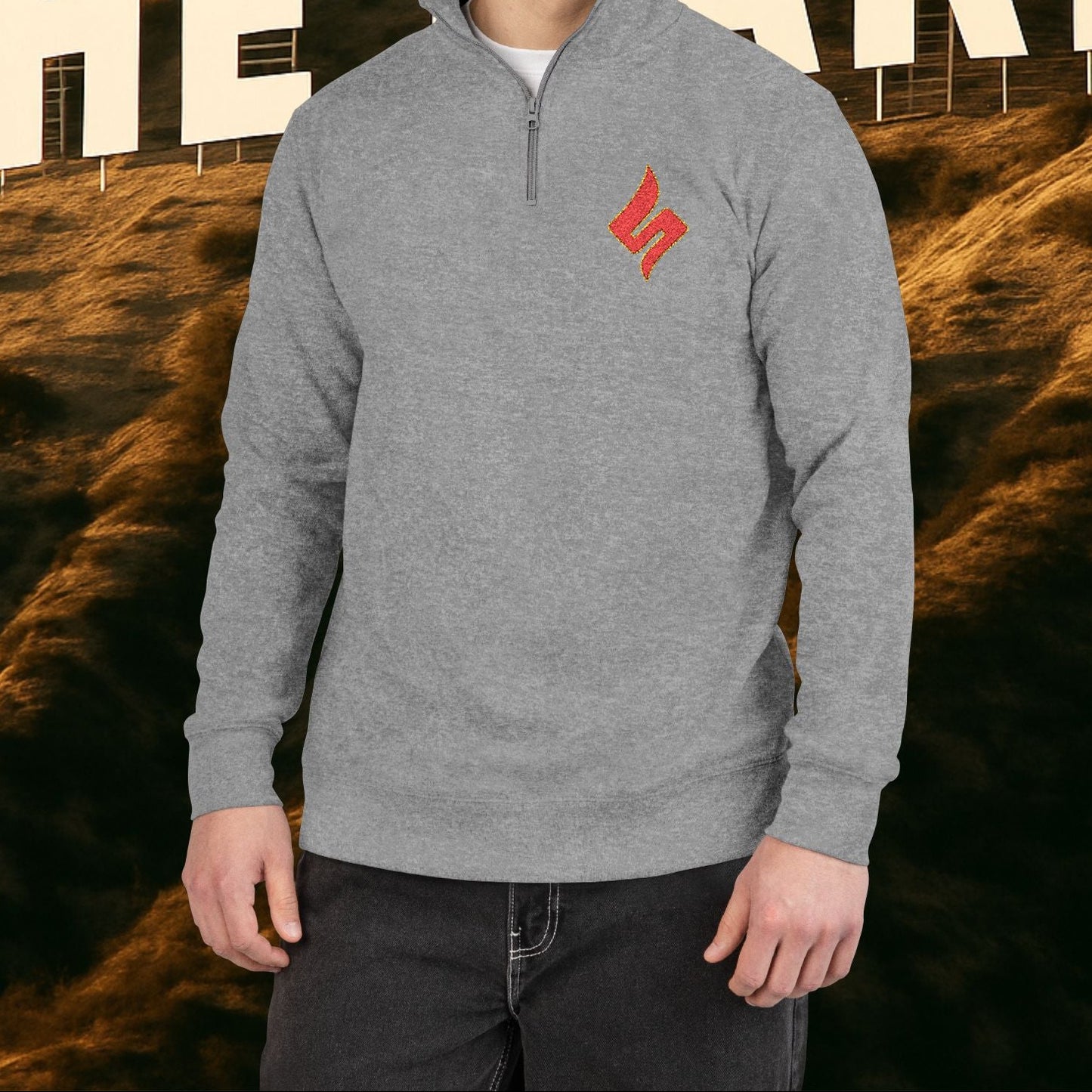 The Shuli Network Quarter‑Zip Cozy Fleece Sweatshirt
