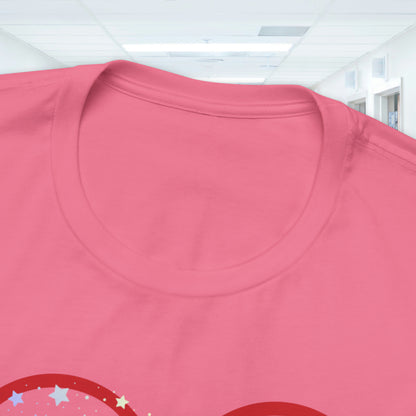 Nurse Love Unisex Jersey Tee Bella+Canvas 3001 Healthcare Gift Medical Students, Soft Fabric, Various Sizes Available