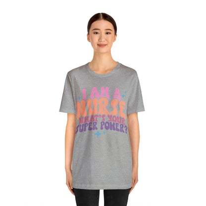 Comfy and Stylish Bella+Canva 3001 Nurse T-Shirt: Perfect Gift for Professionals & Nursing Students, Soft Fabric, Various Sizes Available