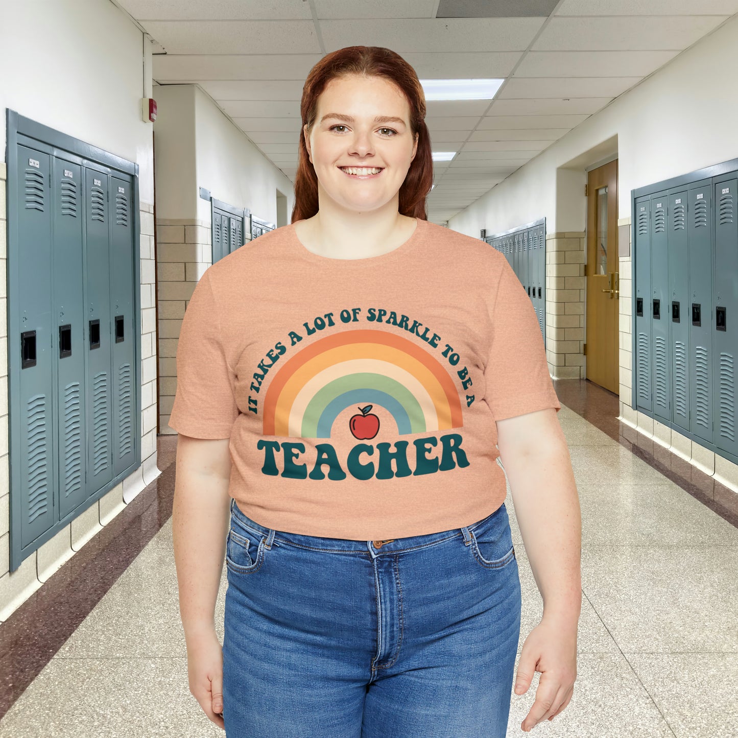 It takes alot of Sparkle to be a Teacher Unisex Jersey Short Sleeve Tee