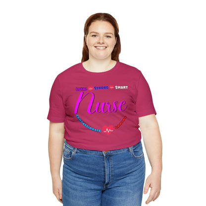 Comfy and Cozy Nurse Bella+Canvas 3001 Jersey T-Shirt: Perfect Gift for Nurses and Nursing Students, Soft Fabric, Various Sizes Available
