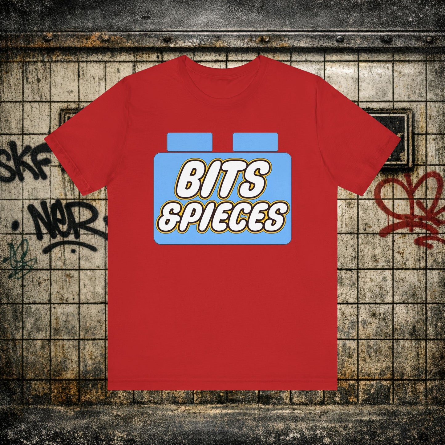 Bits & Pieces Graphic Tee One Size Fits All… Jokes?”