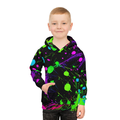 Splatter-tastic Children's Hoodie (AOP)