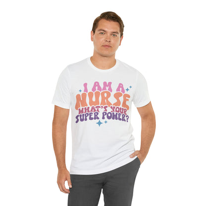 Comfy and Stylish Bella+Canva 3001 Nurse T-Shirt: Perfect Gift for Professionals & Nursing Students, Soft Fabric, Various Sizes Available