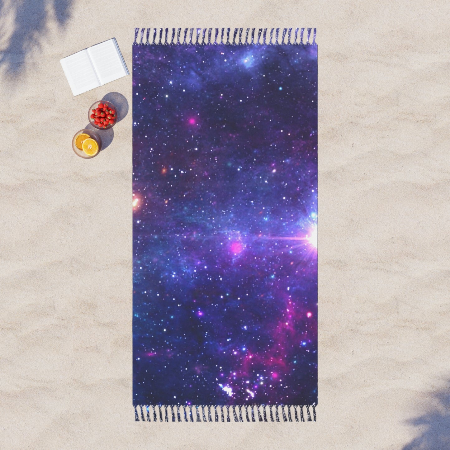 Purple Beyond the Stars Outer Space Out of this World Boho Beach Cloth