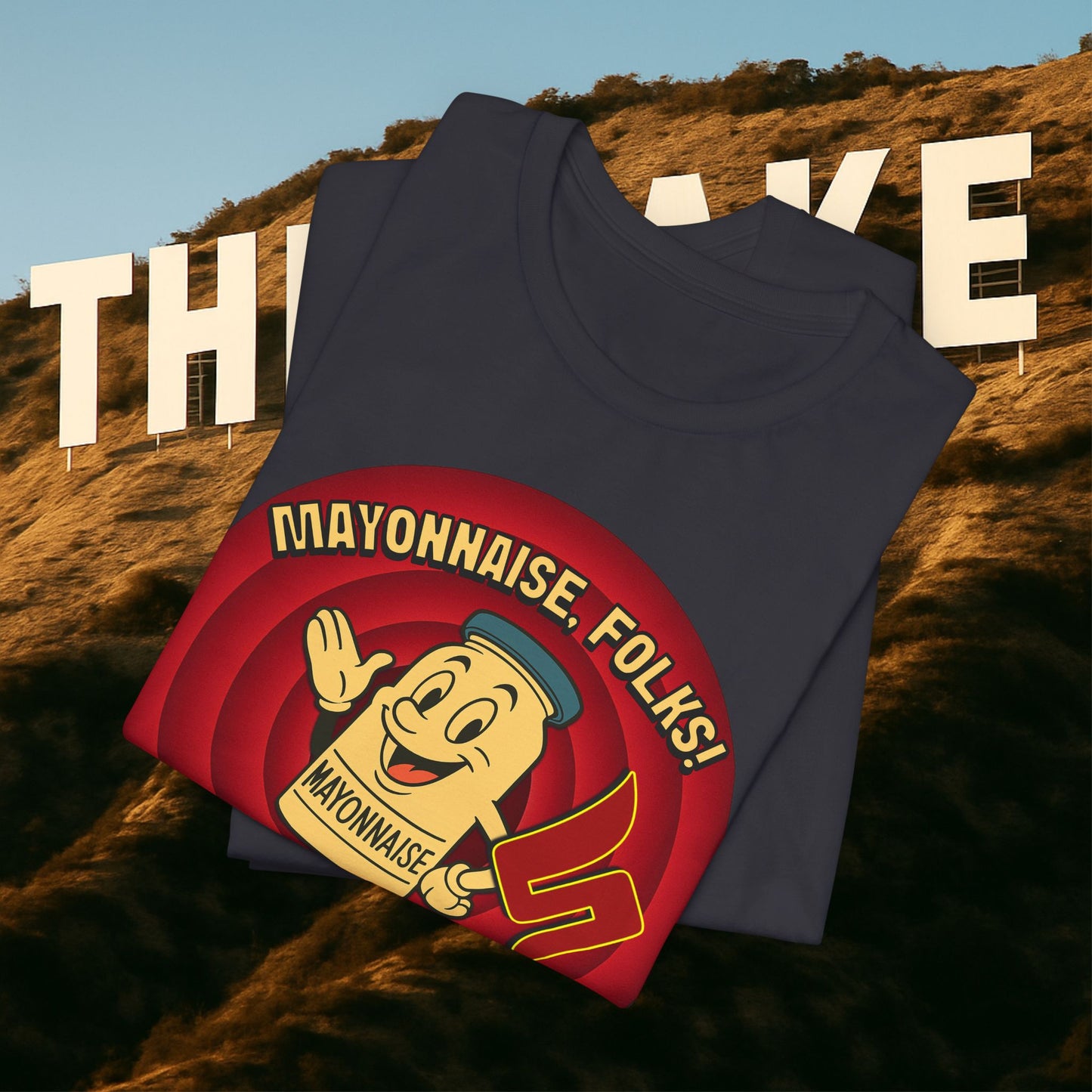 MAYONNAISE, FOLKS! — The Uncle Rico Show Credits Tee