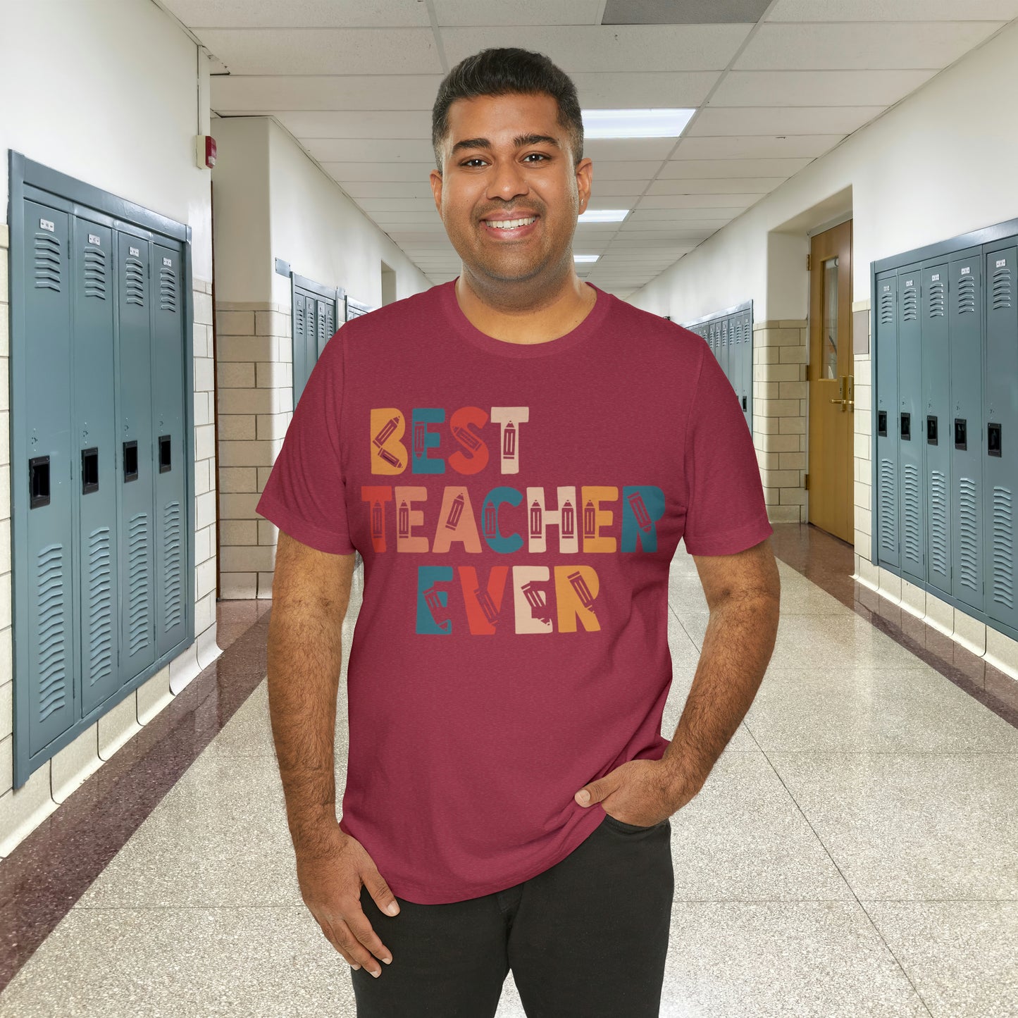 Best Teacher Ever Unisex Jersey Short Sleeve Tee