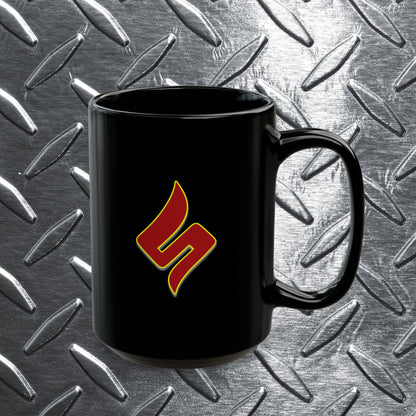 The Upshot of the Downshot Is 11 Oz or 15 Oz Black Mug