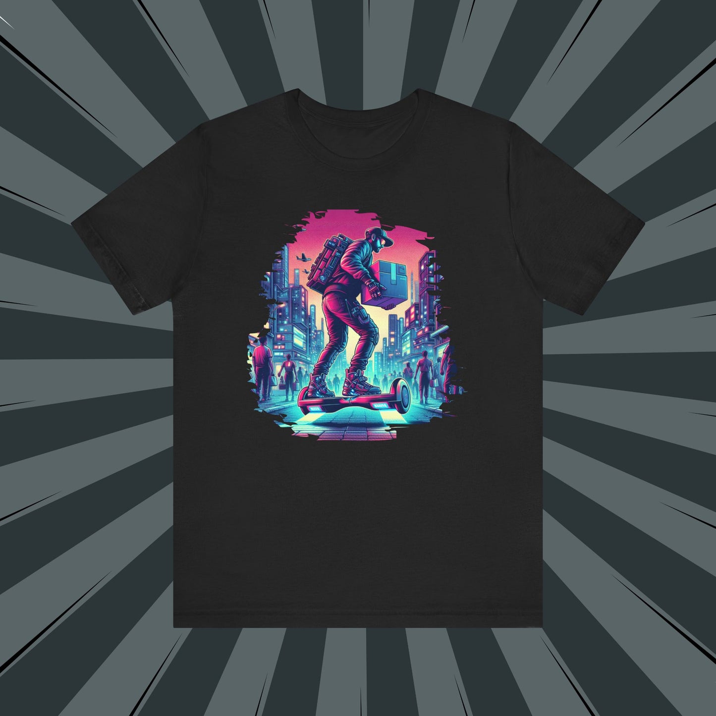 Retro Skateboard Graphic Tee, Unisex Short Sleeve T-Shirt, Urban Streetwear, Colorful Skate Culture Shirt, Great for Gifts and Casual Wear