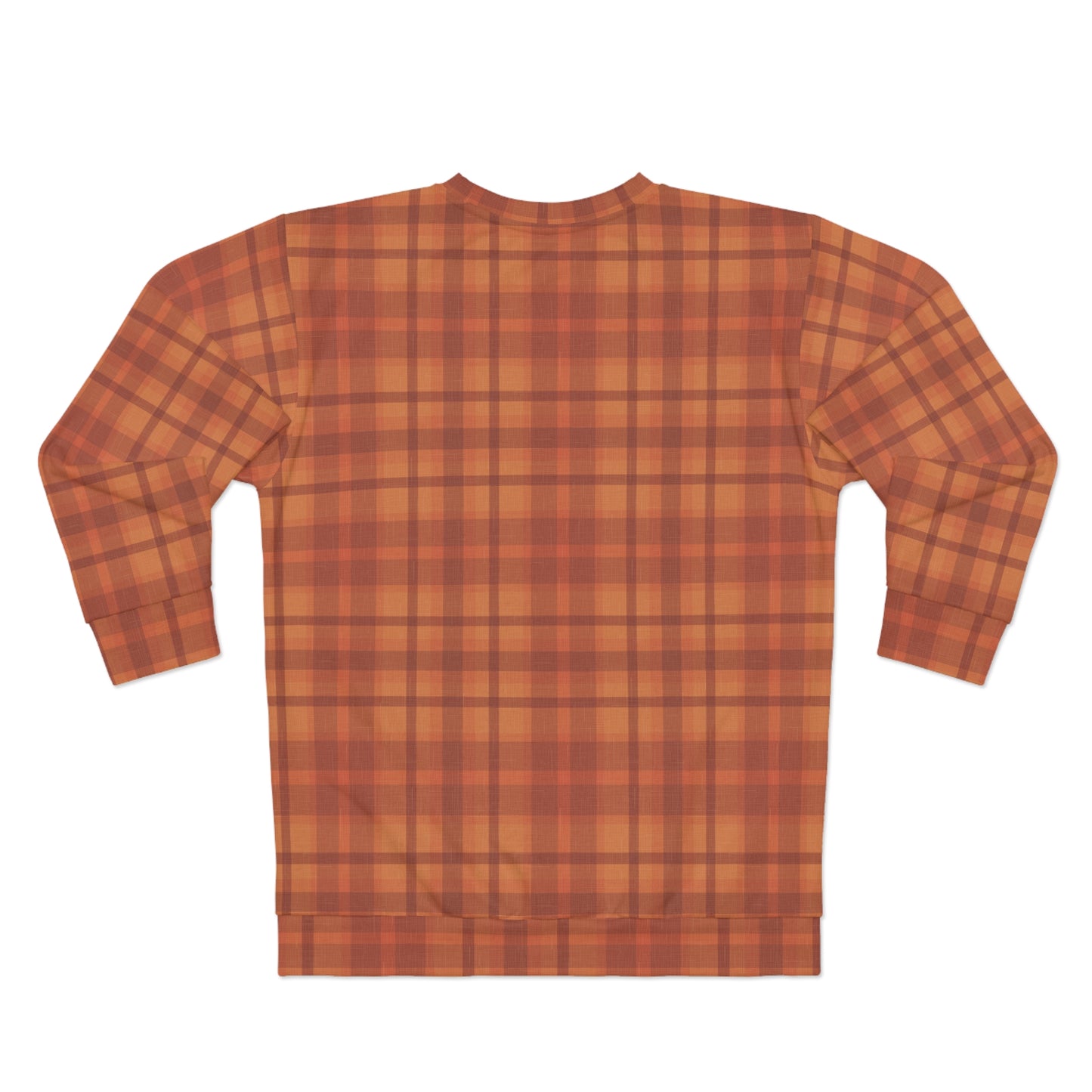 Vintage Blue Truck and Plaid Pattern Fall Unisex Sweatshirt (AOP) - Celebrate the Season in Style